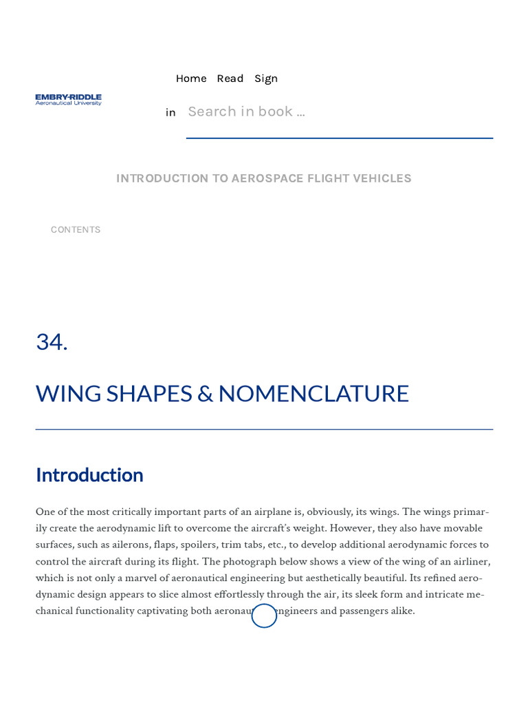 Wing Shapes and Nomenclature Overview | PDF | Airfoil | Lift (Force)