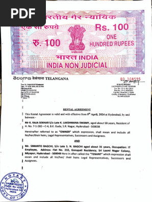 Rental agreement 2024