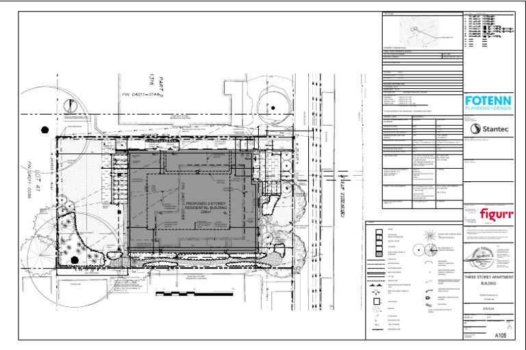 Site Plan for 3-Storey Apartment | PDF | Buildings And Structures ...