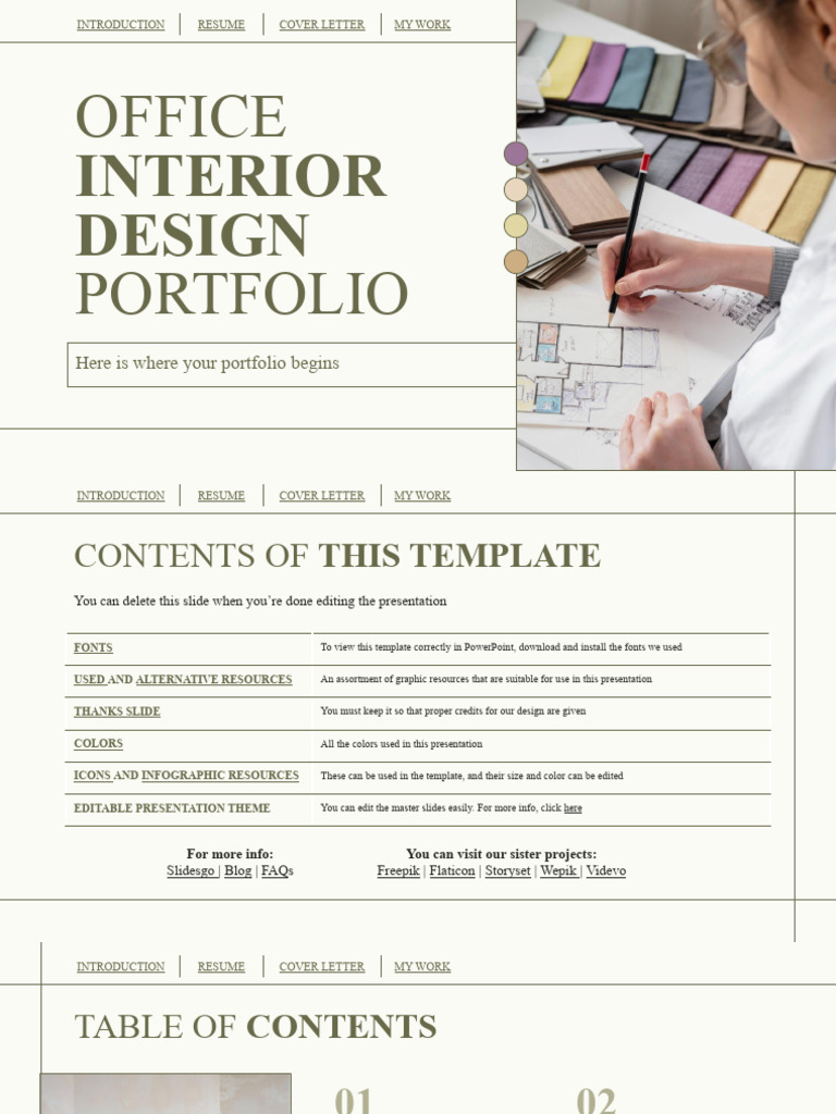 Office Interior Design Portfolio | PDF | Planets | Solar System