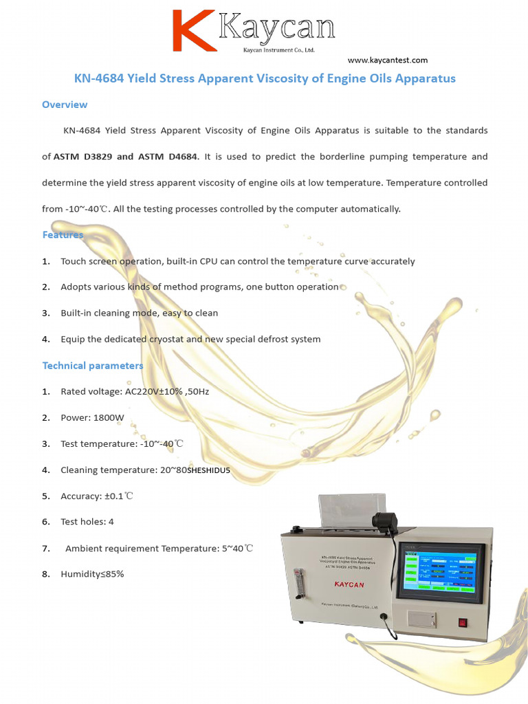 Engine Oil Viscosity Testing Apparatus | PDF | Home & Garden ...