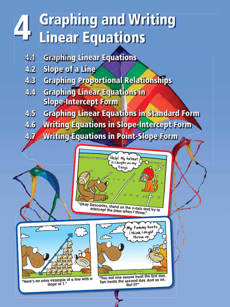 Chap-04 Graphing Linear Equations | PDF | Equations | Slope