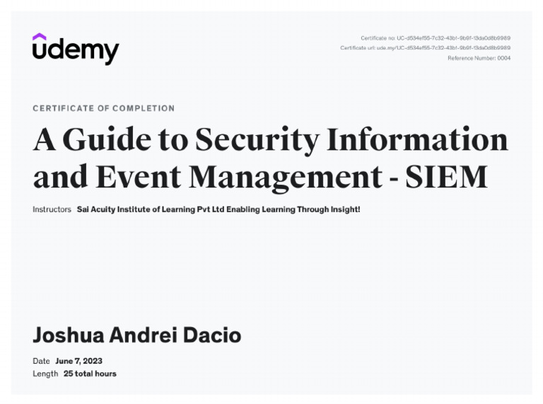 A Guide To Security Information and Event Management - SIEM | PDF