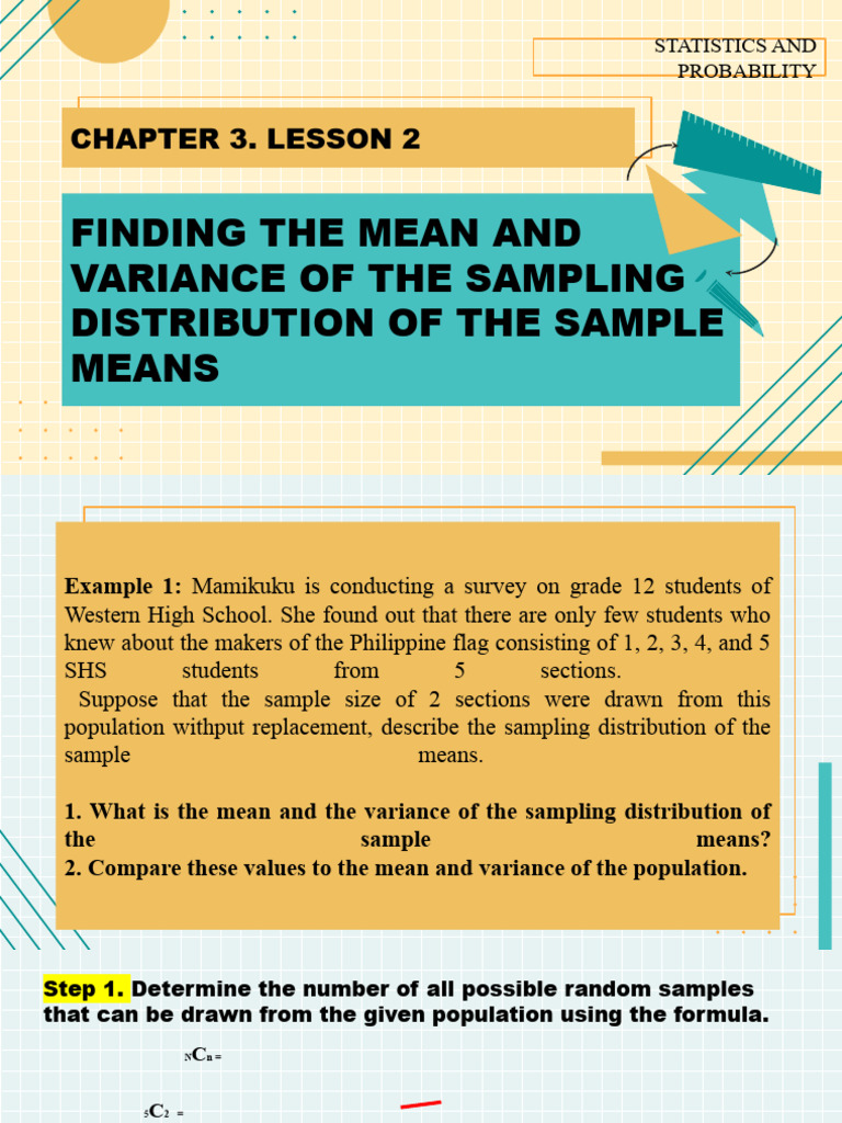 Chapter 3 lesson2 final 1 pdf standard deviation standard error