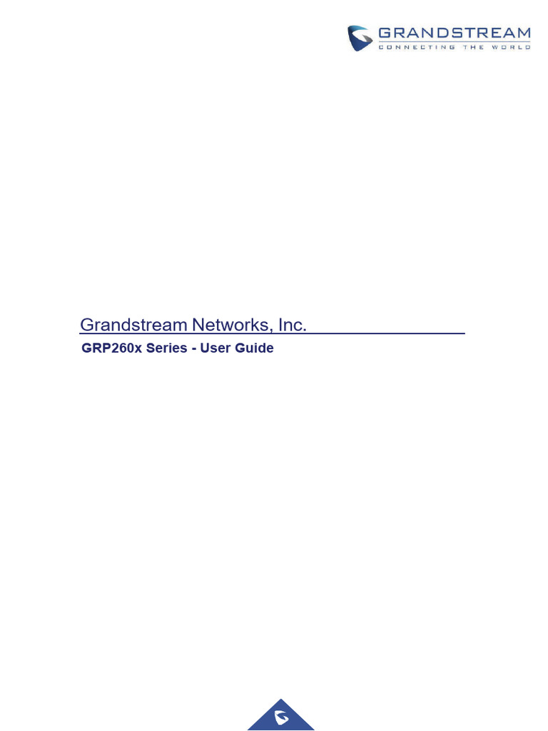 GRP260x Series User Guide Documentation Center | PDF | Ip Address ...