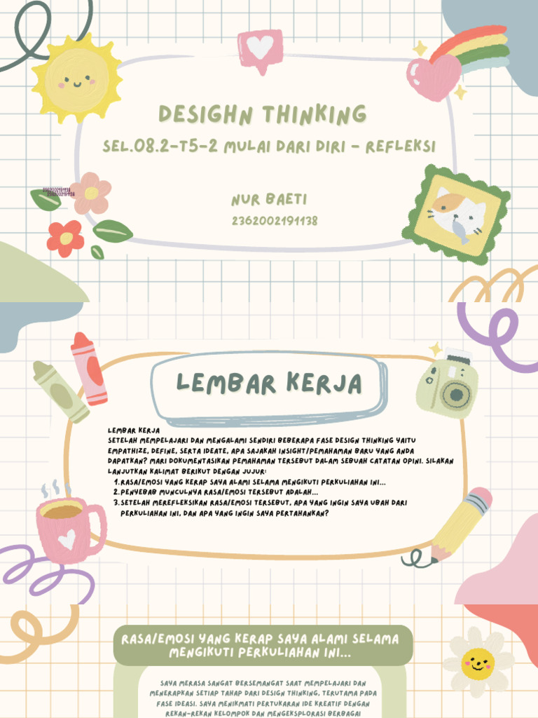 Refleksi Design Thinking dalam Pembelajaran | PDF