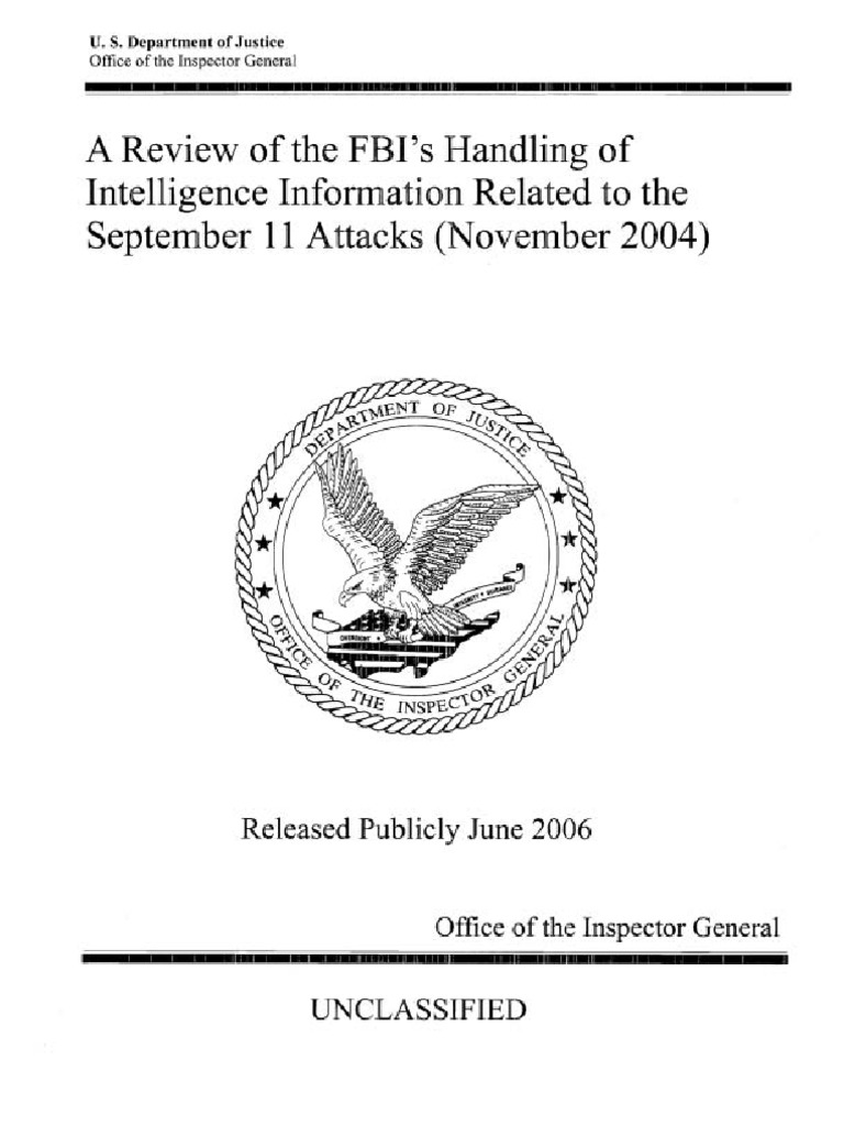 FBI_IGReportfinal Foreign Intelligence Surveillance Act September