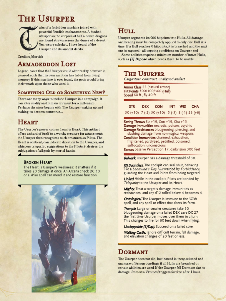 The Homebrewery - NaturalCrit | PDF
