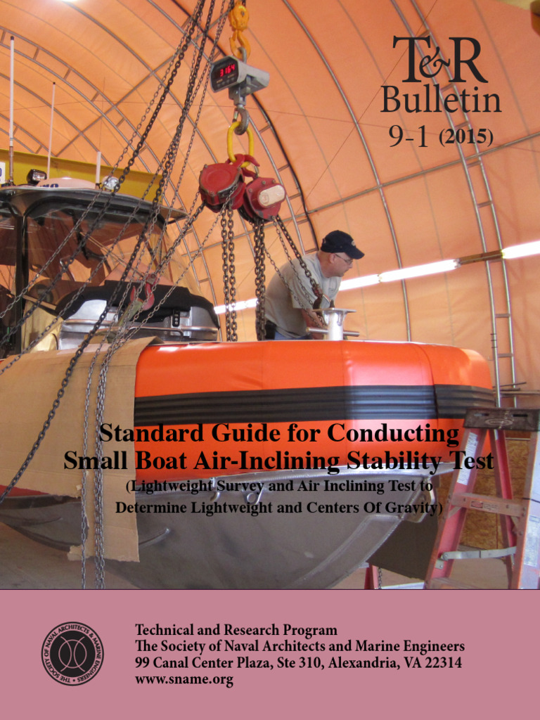 Small Boat Stability Testing Guide | PDF | History