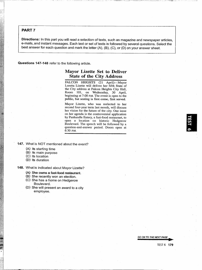 Part 7 Test 6 RC Ets2023 | PDF