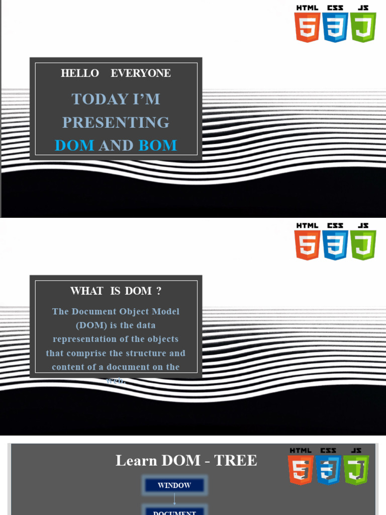 Understanding DOM and BOM in JavaScript | PDF | Document Object Model ...