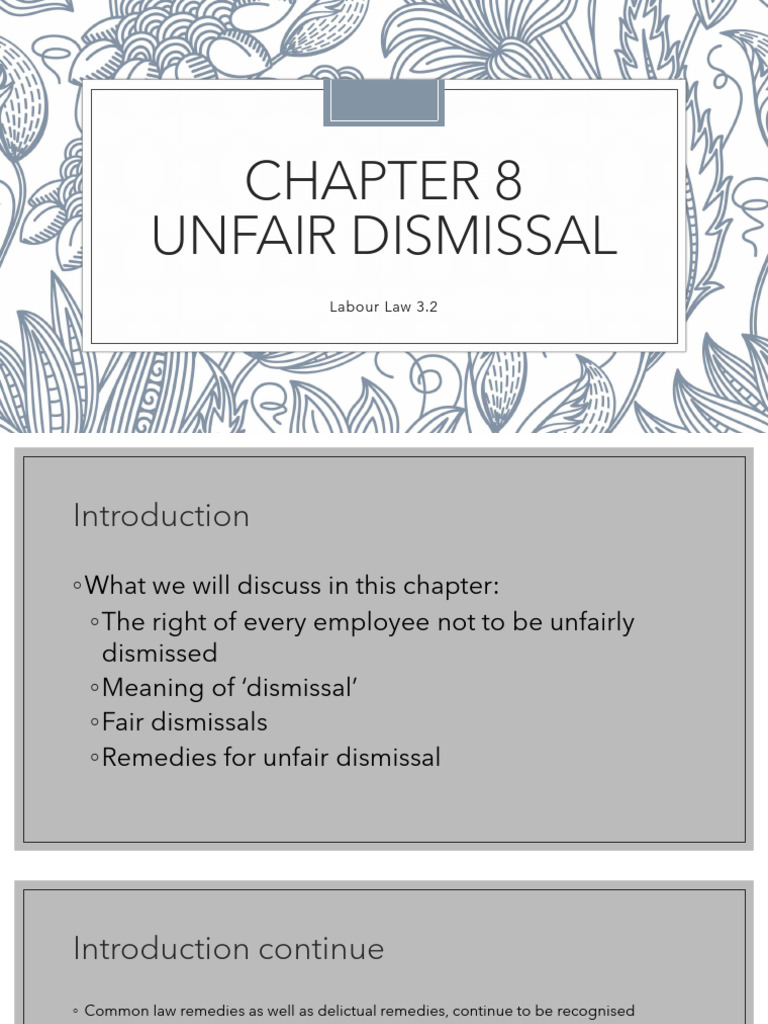 Dismissal Pdf Pdf Civil Law Legal System Industrial Relations