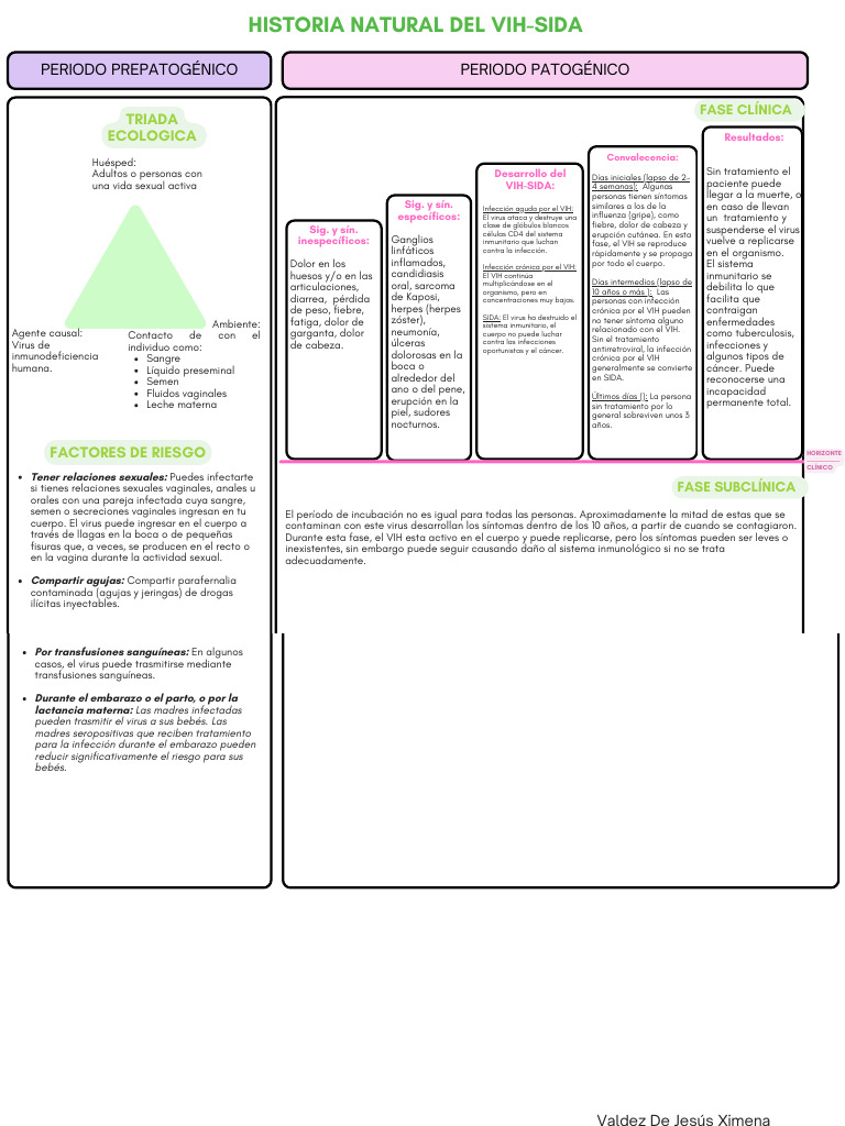 Historia Natural del VIH-SIDA | PDF | VIH / SIDA | VIH