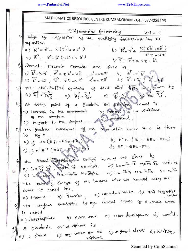 31 Pgtrb Maths Model Question Paper Unit 1 Pdf