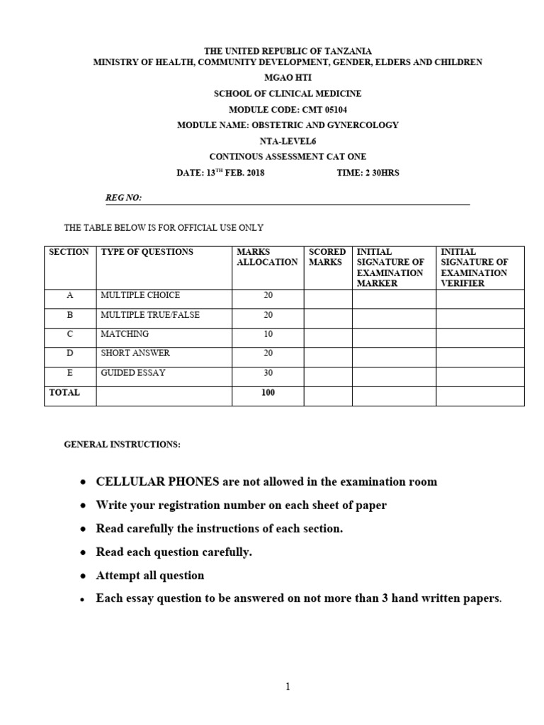 Obgy level 6 cat 1 making guide pdf uterus ovary