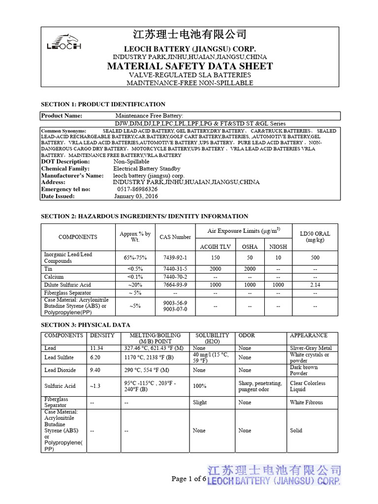 LEOCH LITHIUM BATTERY MANUAL PDF visual data 6