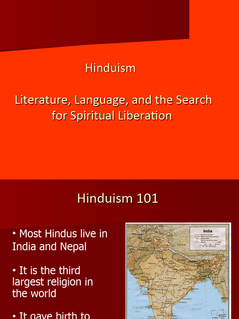 Hinduism Powerpoint Pdf Moksha Vedas