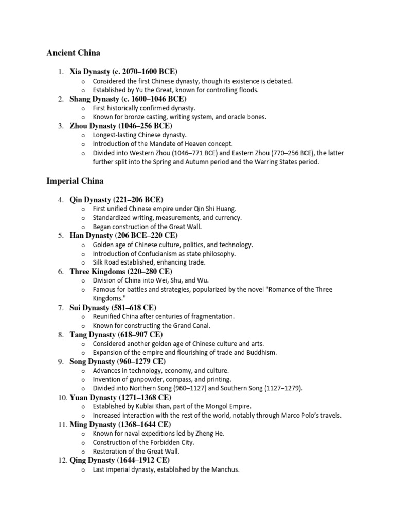 History of Ancient and Modern China | PDF | History Of China | China