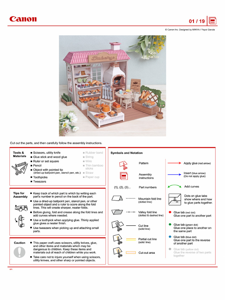 MINI PANADERIA Instrucciones | PDF