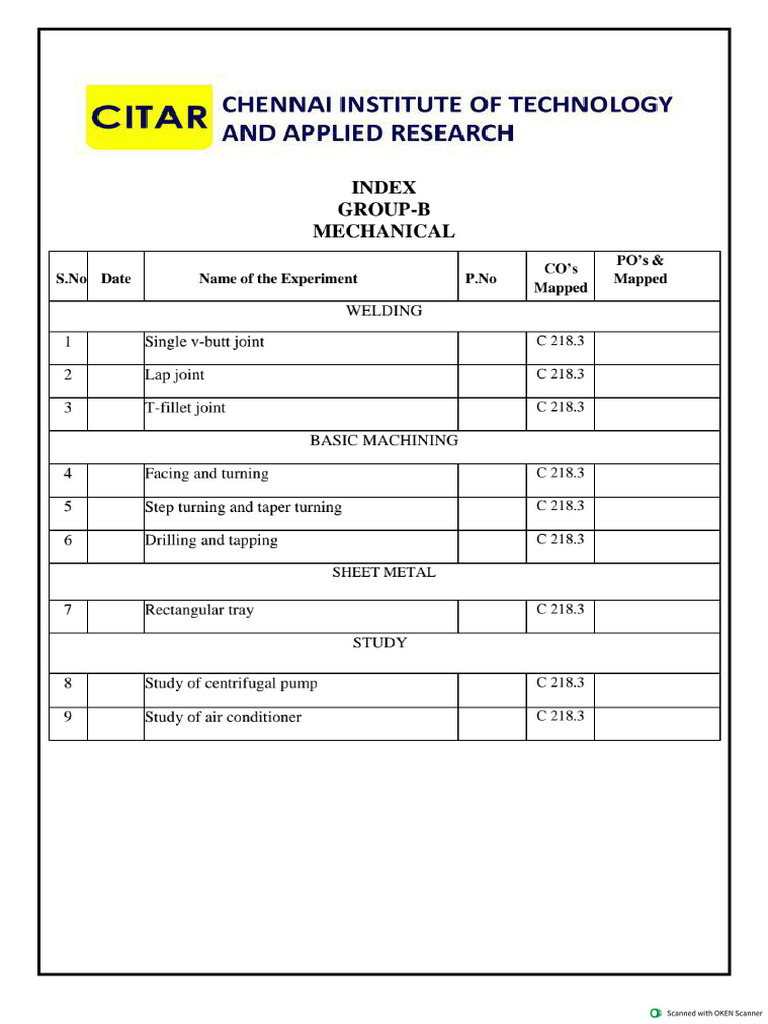 Mechanical Manual Pdf