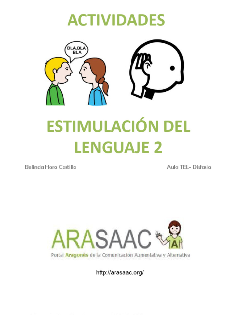 Estimulacion Del Lenguaje 2 | PDF | Artes del Lenguaje y Comunicación ...