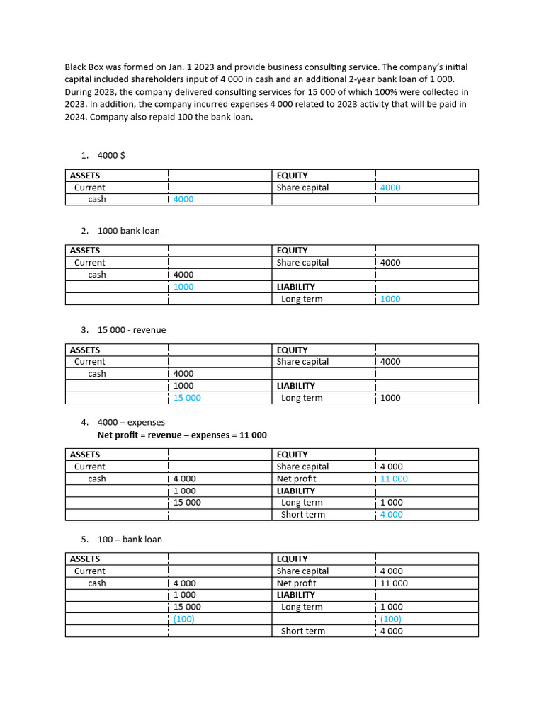 Black Box 2023 Financial Overview | PDF | Equity (Finance) | Balance Sheet