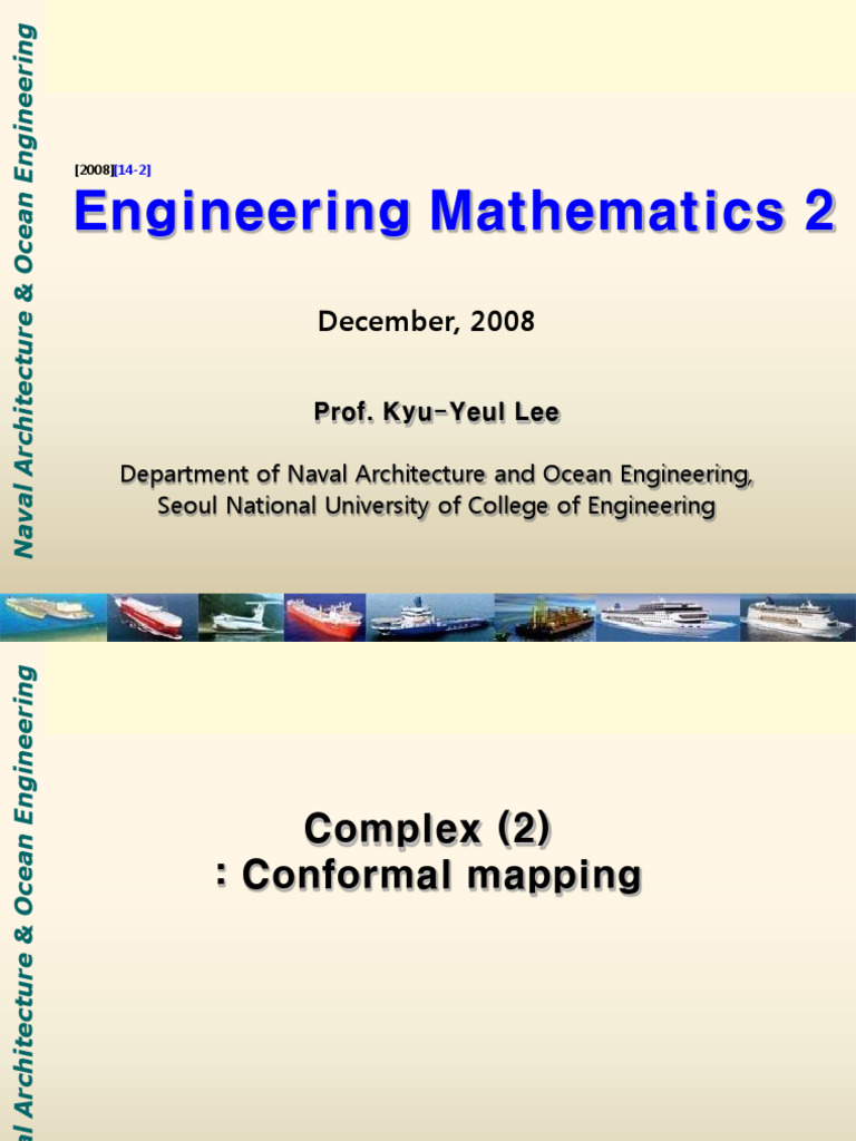 Snu Conformal Mapping Notes6 | PDF | Function (Mathematics) | Complex ...