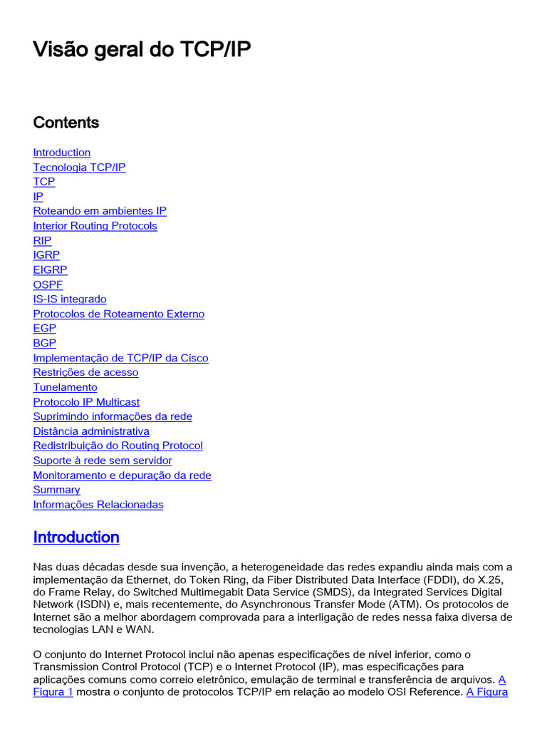 Guia Completo sobre TCP/IP e Roteamento | PDF | Protocolo de controle ...