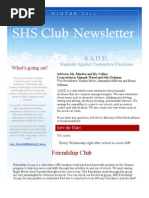 Club Newsletter Dec 2011