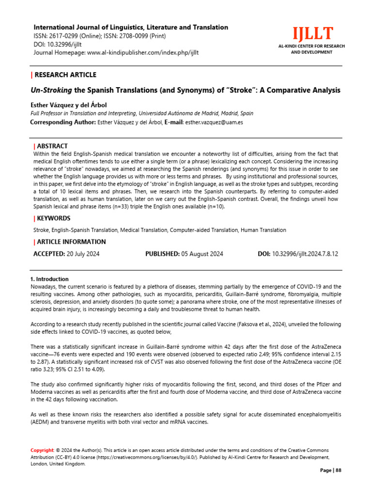 Paper+12+ (2024 7 8) +Un-Stroking+the+Spanish+Translations +IJLLT | PDF ...