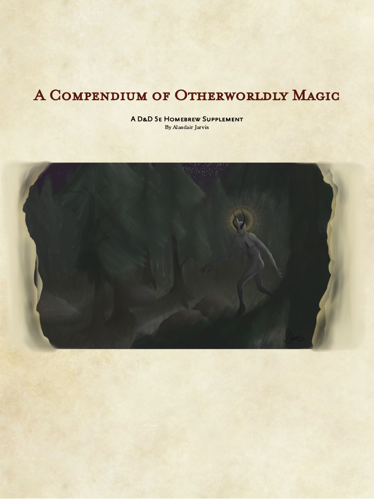 Otherworldly Magic Compendium 5e | PDF