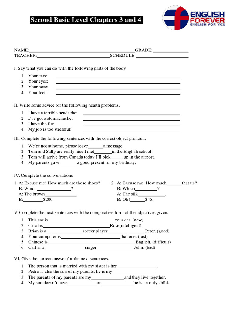 Basic 2. CH 3 and 4 | PDF | Languages | Foreign Language Studies
