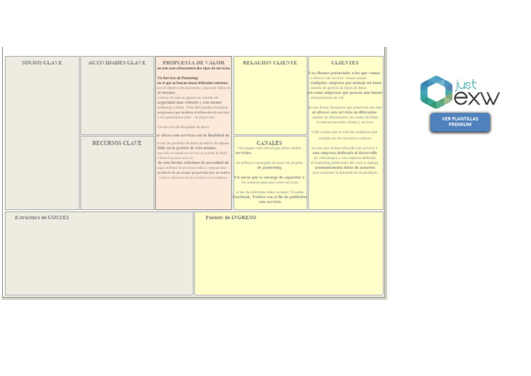 Modelo Canva Ciberseguridad Pdf Business La Seguridad Informática