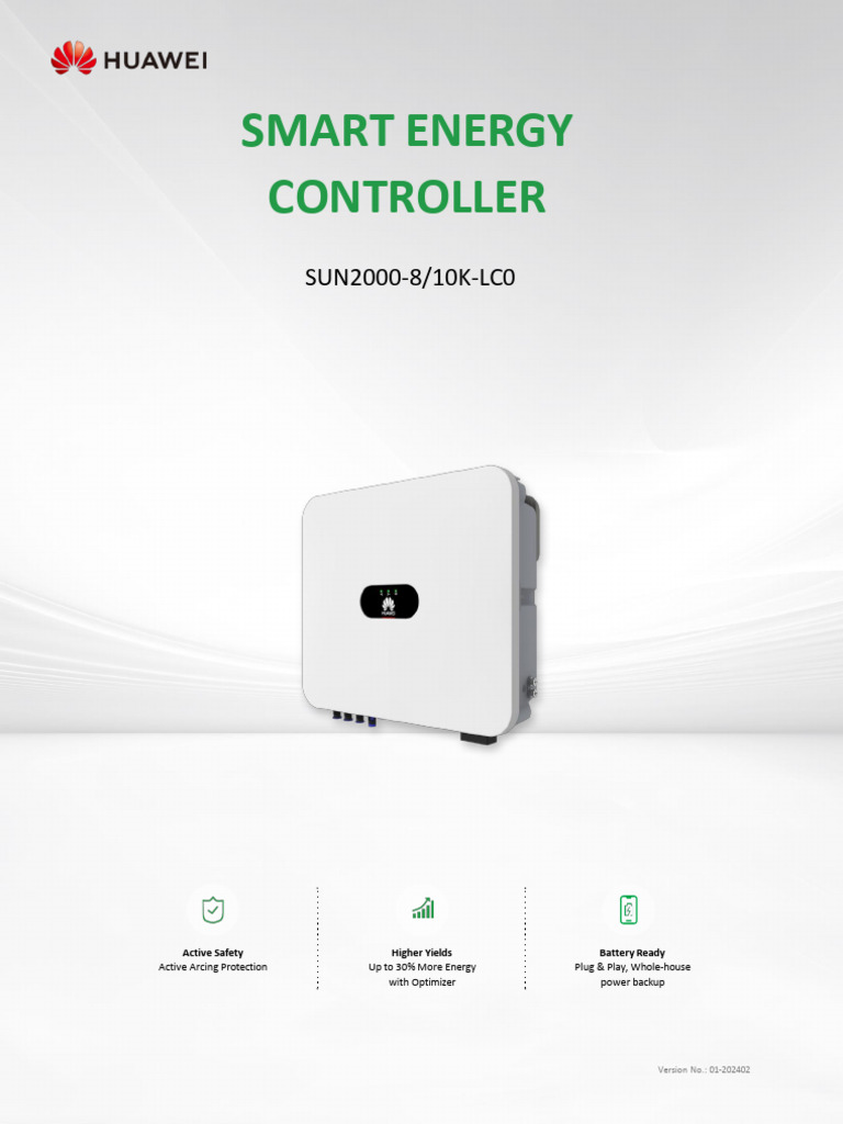 Huawei SUN2000 Inverter Specifications | PDF | Alternating Current ...