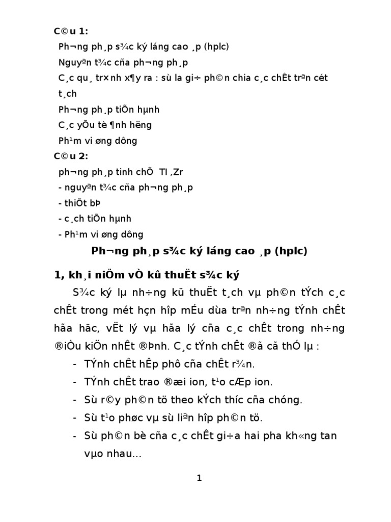 Phan Tich HPLC | PDF | Solid State Chemistry | Titanium