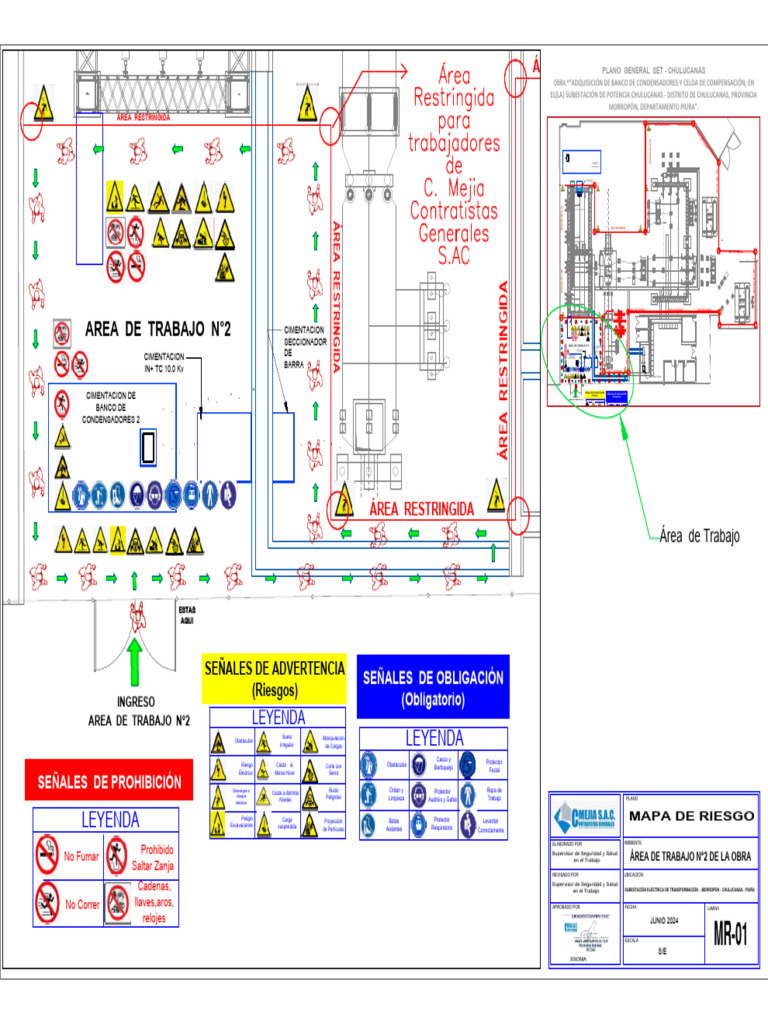 Mapa de Riesgos y Seguridad en Obra | PDF