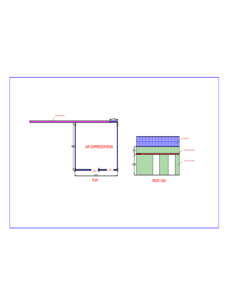 Store Wall and Roofing Plan Details | PDF