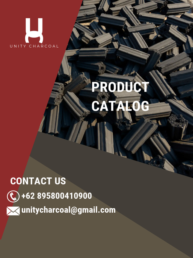Coconut Shell Charcoal Briquettes Catalog | PDF | Calorie | Ton