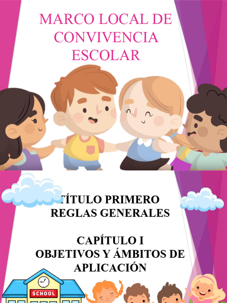 Marco Local de Convivencia Escolar 2024 | PDF | Abuso infantil ...