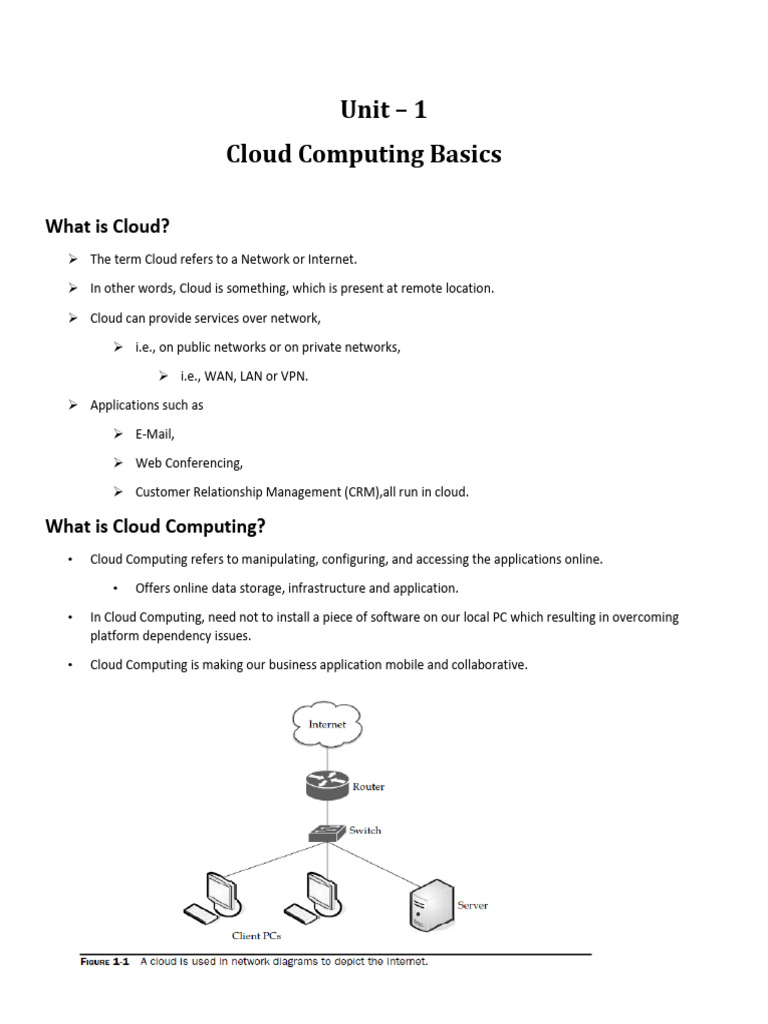 Cloud Computing Basics Explained | PDF | Cloud Computing | Software As ...