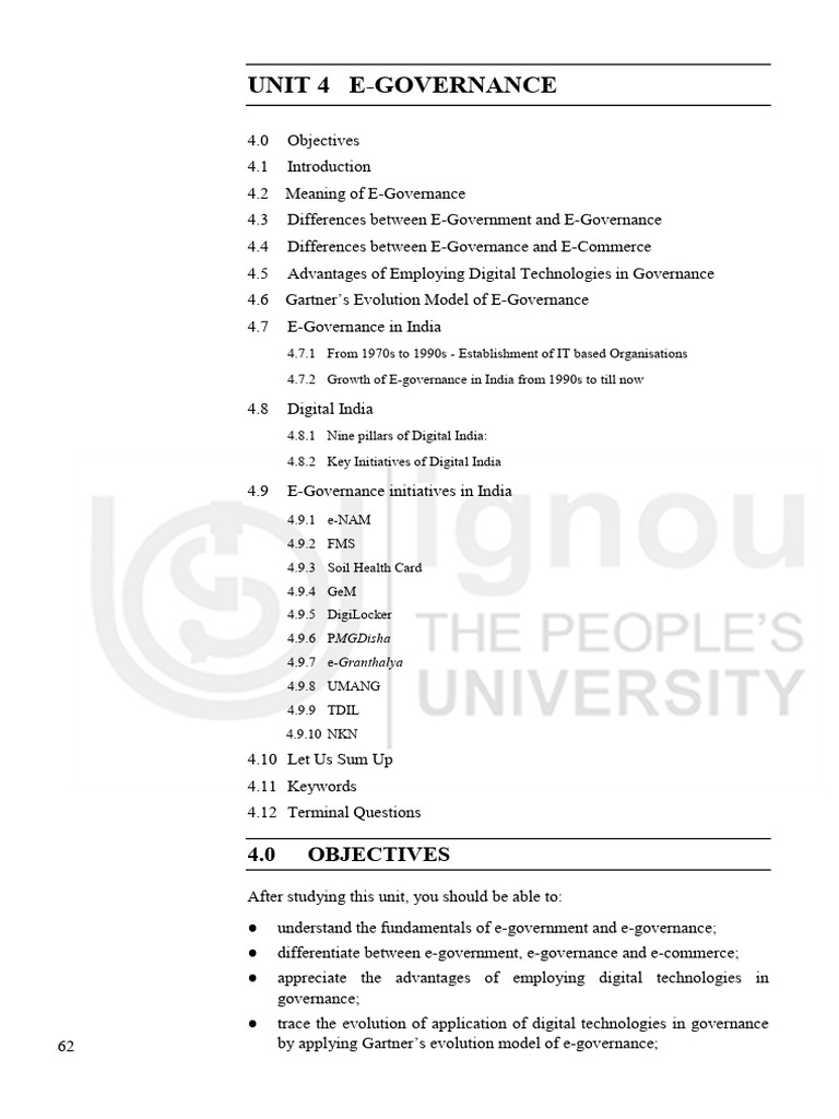 E Governance | PDF | E Government | Governance