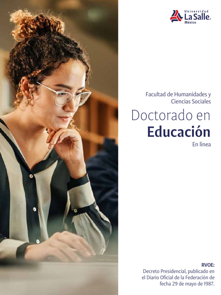 Doctorado en Educación en Línea 2024 | PDF | Plan de estudios | Science