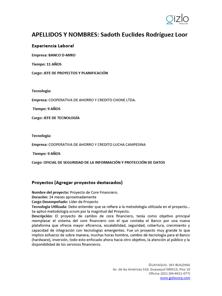 Formato cv gizlo pdf sql oracle corporation
