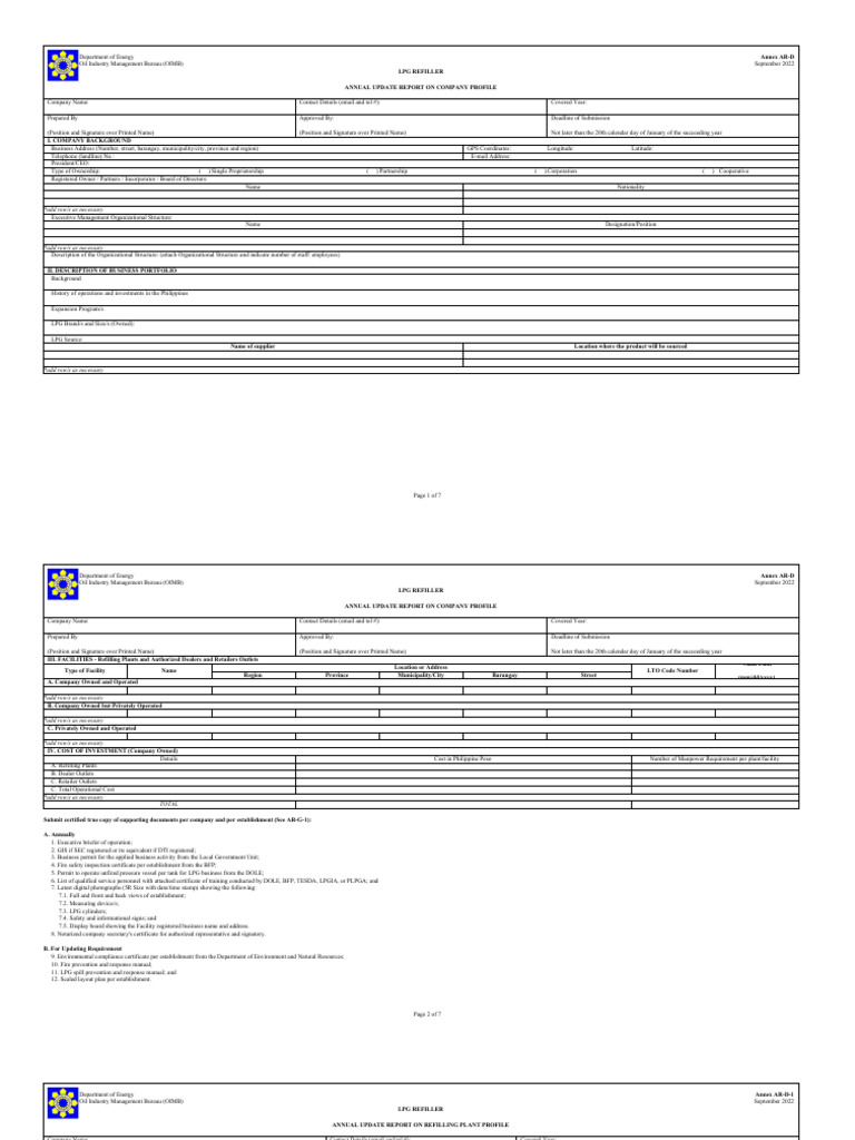 Section 29 4 annexes ard 1 to 5 annual reports refiller fnl