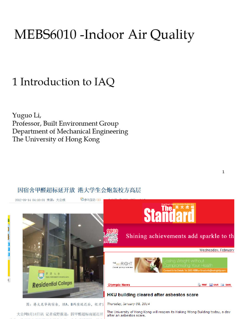 1 L01 - Introduction | PDF | Atmosphere Of Earth | Air Pollution