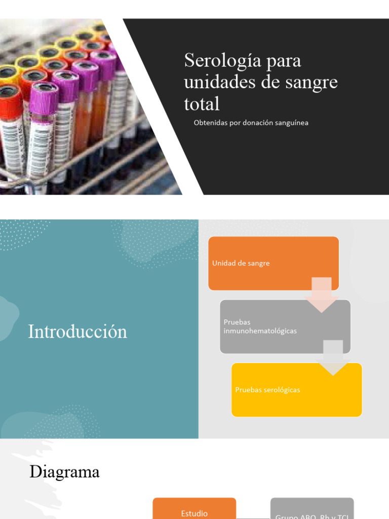 Pruebas Serológicas en Donación Sanguínea | PDF | Infección ...