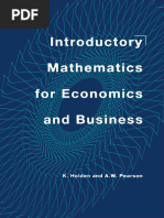 Introductory Mathematical Analysis - For Business, Economics