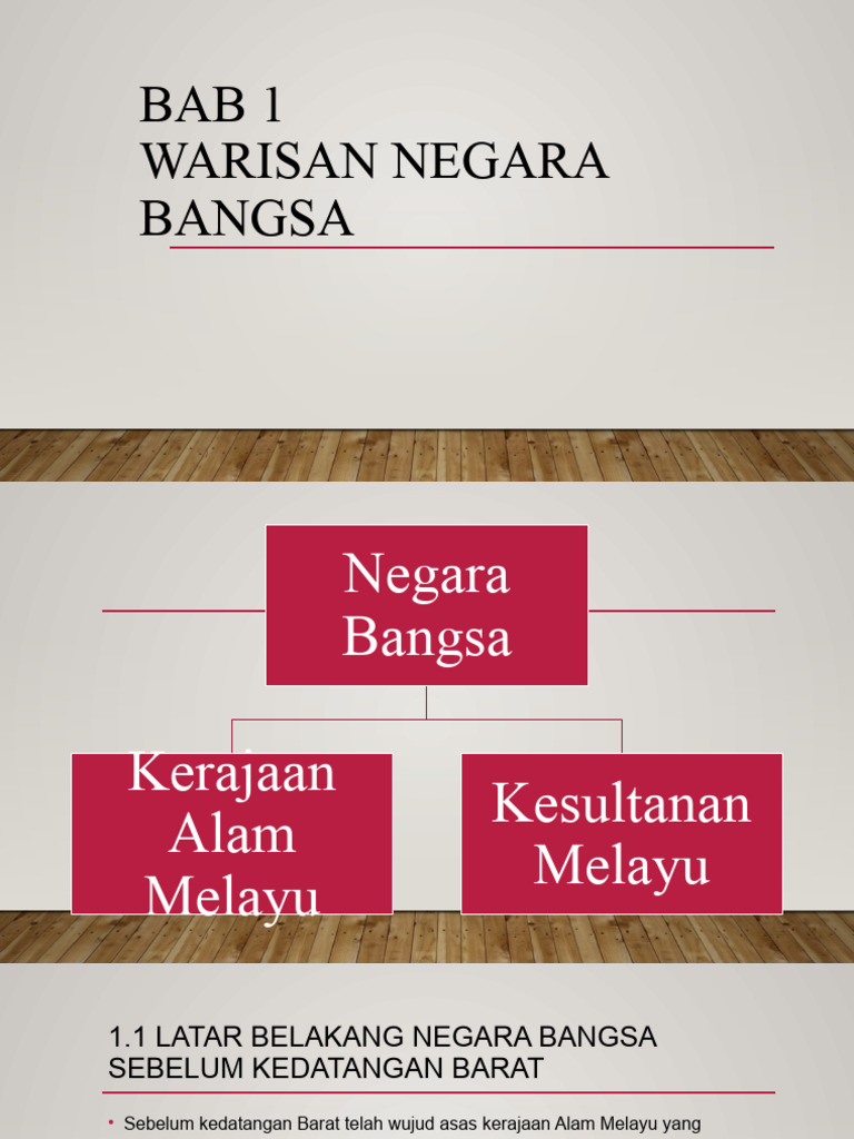 BAB 1 Warisan Negara Bangsa | PDF
