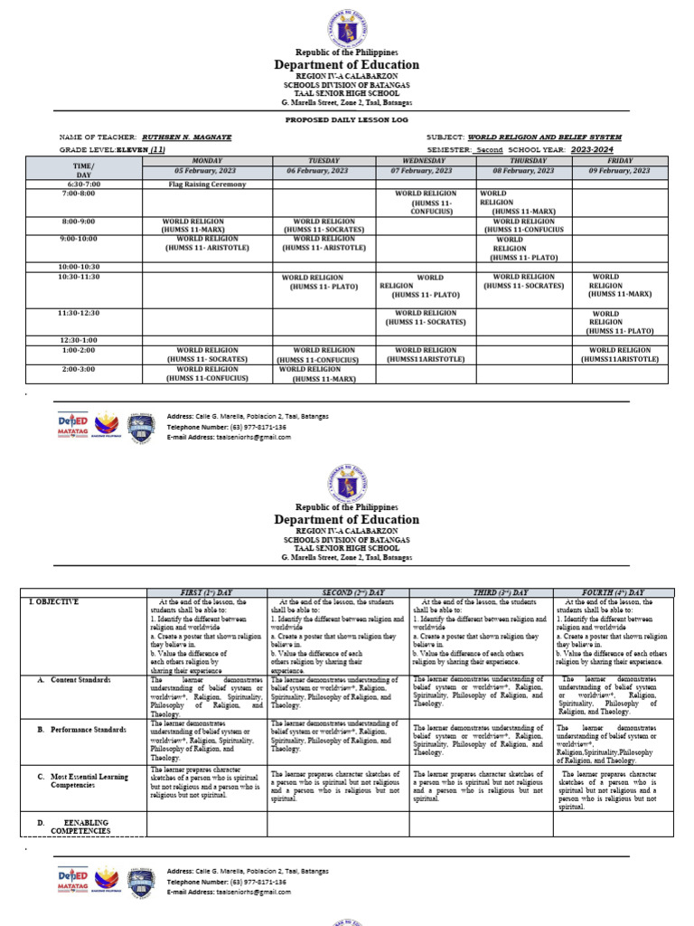 World Religion Week 2 Pdf Theology Learning