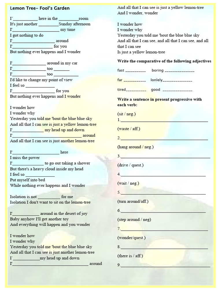 Lemon-Tree 20992 | PDF